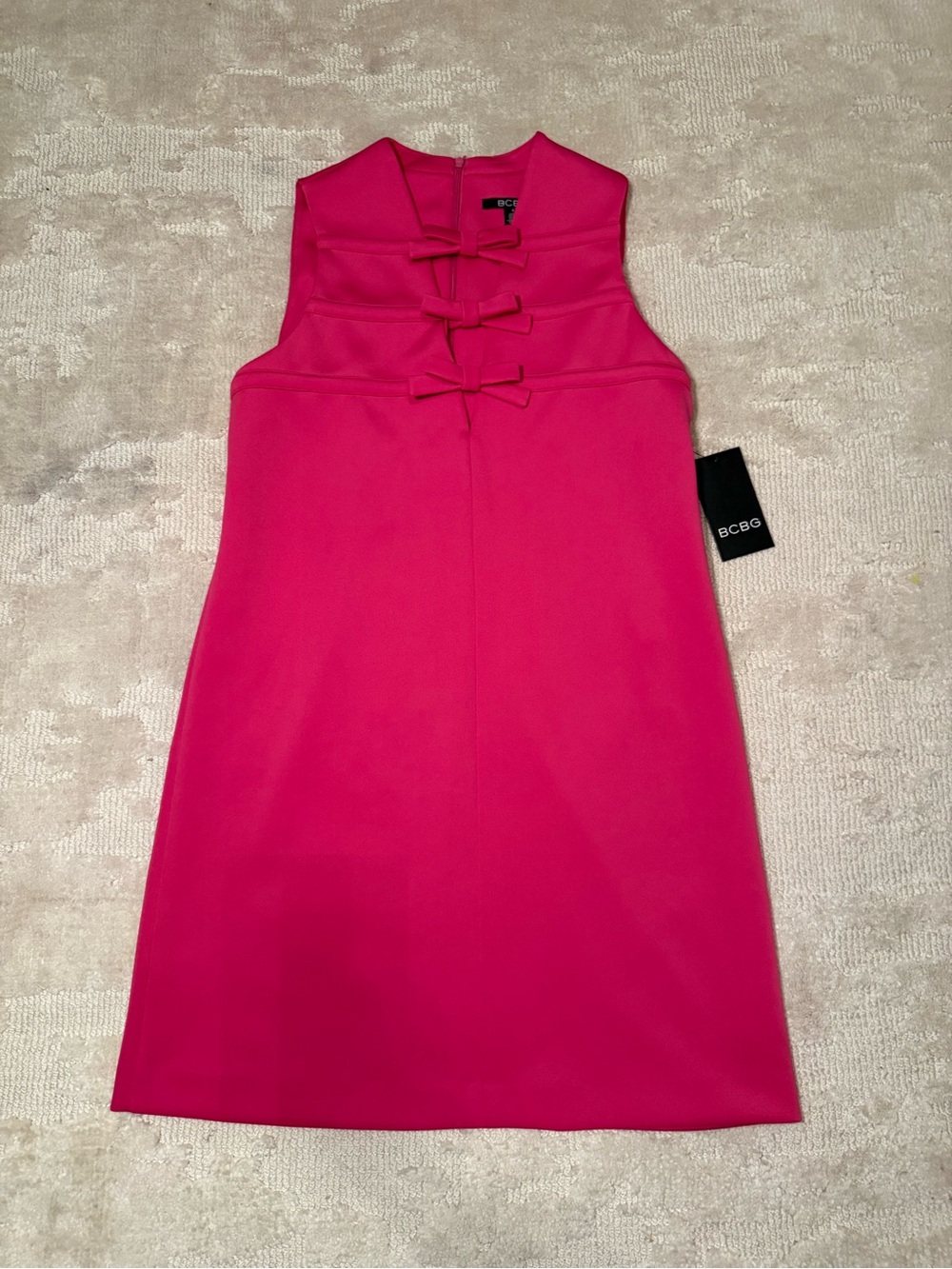 BCBG Pink Bow Dress - 6